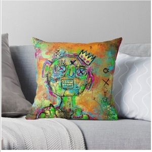 Basquiat Throw Pillow